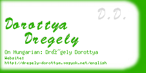 dorottya dregely business card